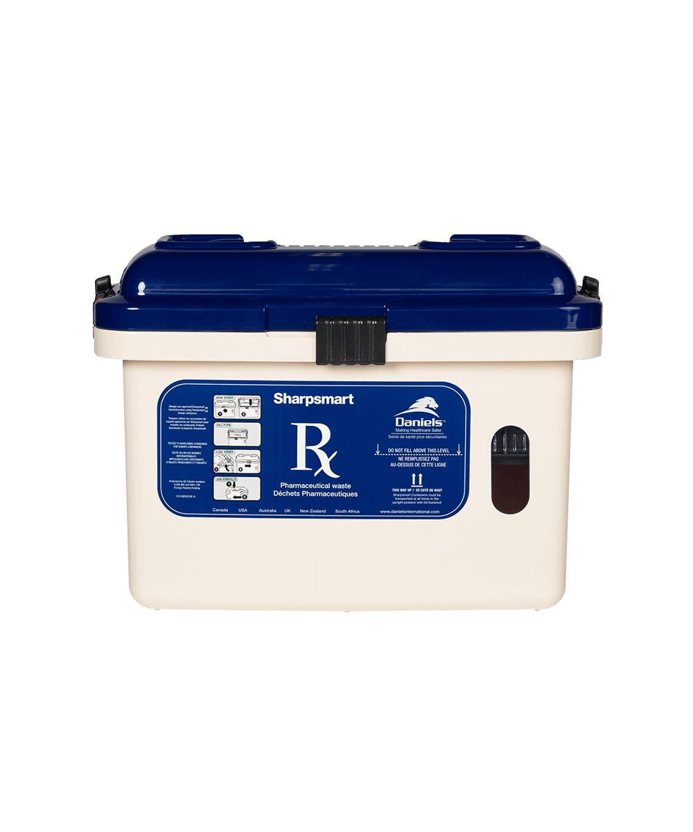 Sharps Rx Pro P14 Rx | Pharmasmart Pharmaceutical Container | Daniels Health