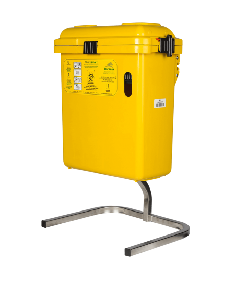 S22 Sharps Container with S-Series Floorstand